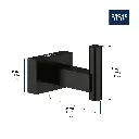 Grohe 40511001 Essentials Cube Robe Hook Chrome