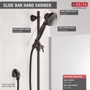 Delta 57021-RB Slide Bar Hand Shower Venetian Bronze