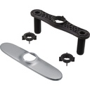 Delta RP70714AR Essa Escutcheon With Baseplate And Nuts Arctic Stainless