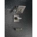 Delta T14443-KS-PR Trillian 14 Series H2Okinetic Tub Shower Trim Lumicoat Black Stainless