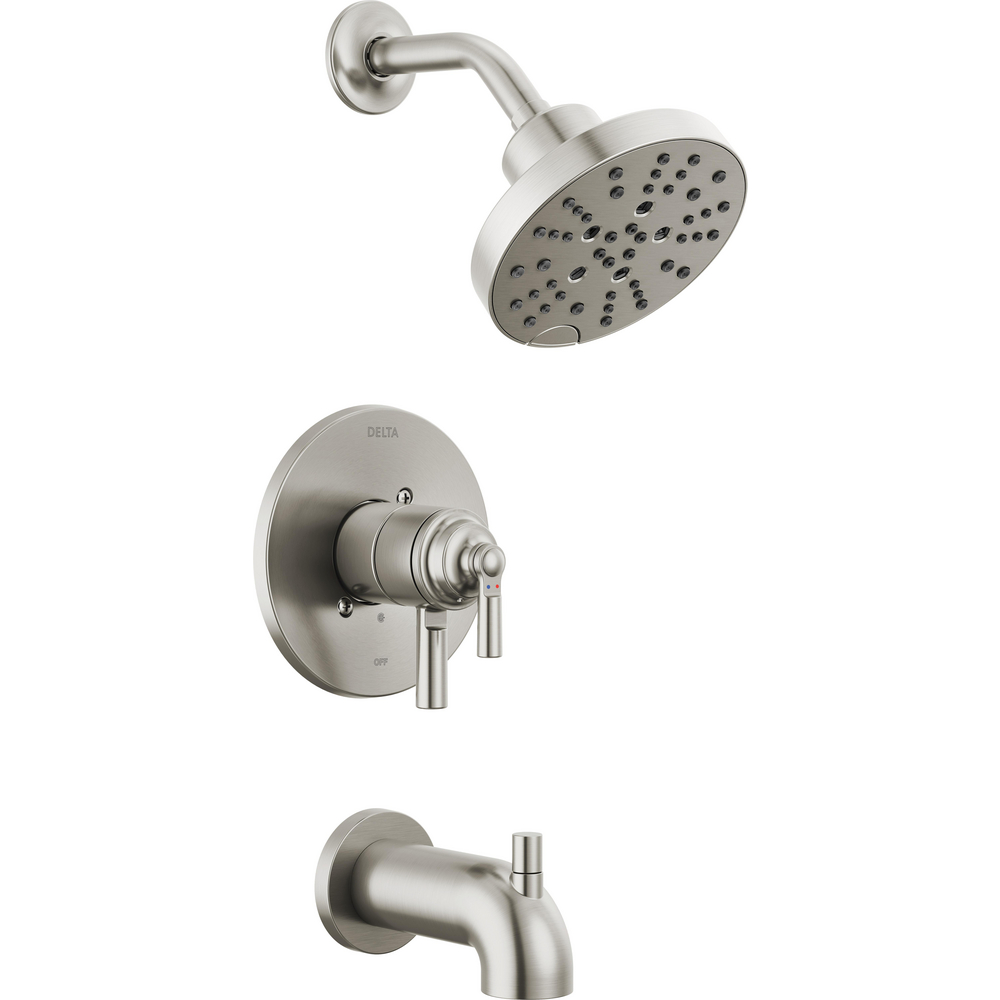 Delta T17435-SS Saylor 17 Series Tub and Shower Trim Stainless
