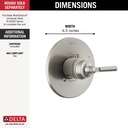 Delta T14035-SS Saylor Monitor 14 Series Valve Only Trim Stainless