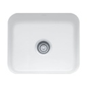 Franke CCK110-19WH Cisterna Undermount Sink White Fc Sgl 27Cab