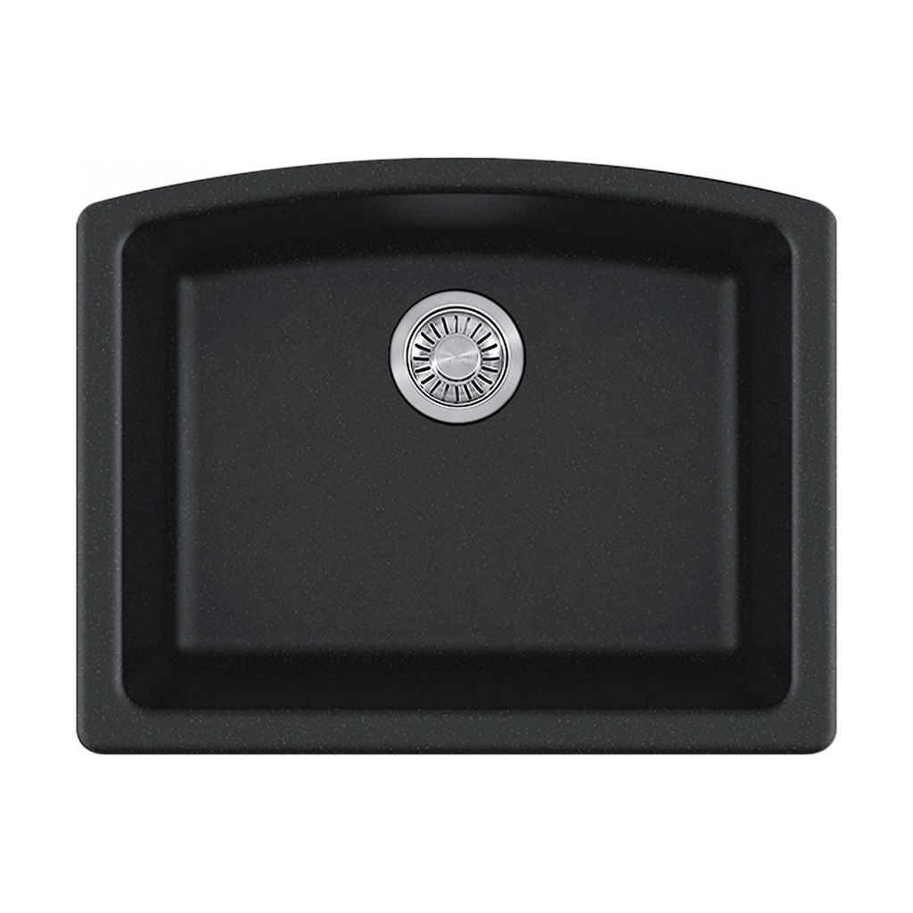 Franke ELG11022ONY-CA Ellipse Granite Undermount Sink Single Onyx