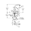 Grohe 33893002 Ladylux L2 Dual Spray Pull Out Kitchen Faucet Chrome 5