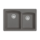 Franke EOSG33229-1-CA Elipse Drop In Combination Stone Grey