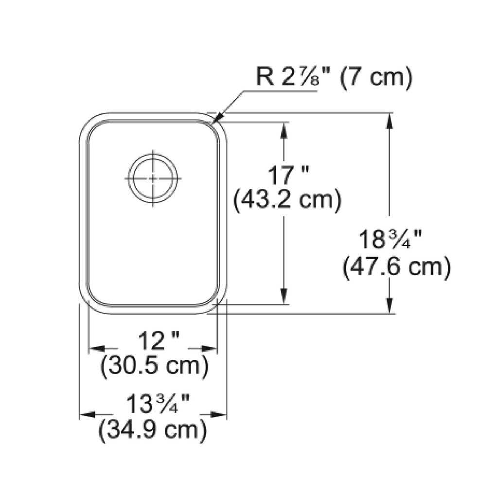 Franke GDX11012-CA Grande Undermount Double Inks Single Ss