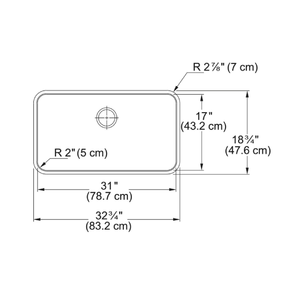 Franke GDX11031-CA Grande Undermount Sinks Single Ss