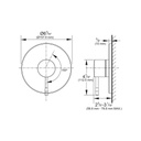 Grohe 14472A00 Essence PBV Trim With Cartridge Hard Graphite 4