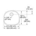 Franke PCX1102109-CA Prestige Um 18G Ss Sgl 27Cab