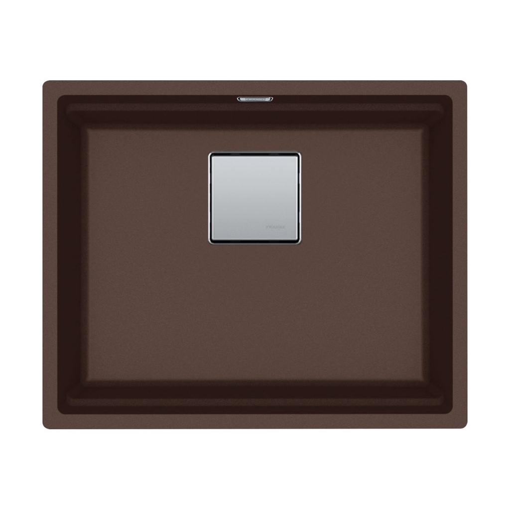 Franke PKG110-20ES Peak Granite Single Bowl Sink Espresso/ Mocha