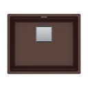Franke PKG110-20ES Peak Granite Single Bowl Sink Espresso/ Mocha