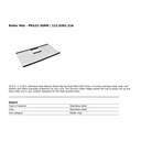 Franke PKG31-36RM Roller Mat Peak Granite