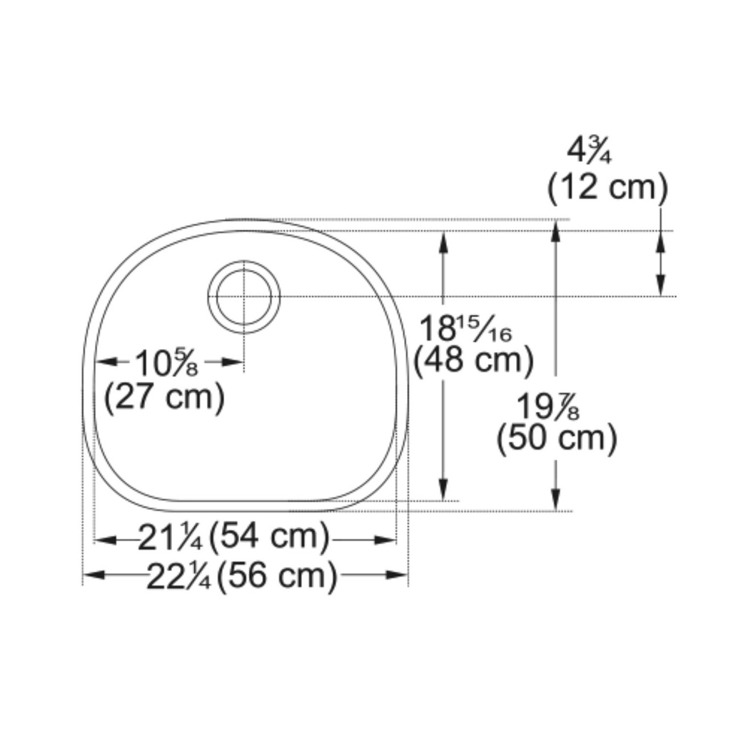 Franke PRX11021-CA Prestige Um 18G Ss Sgl 27Cab