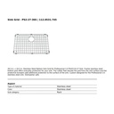 Franke PS2-27-36S Bottom Grid Ss Professional Series 2.0