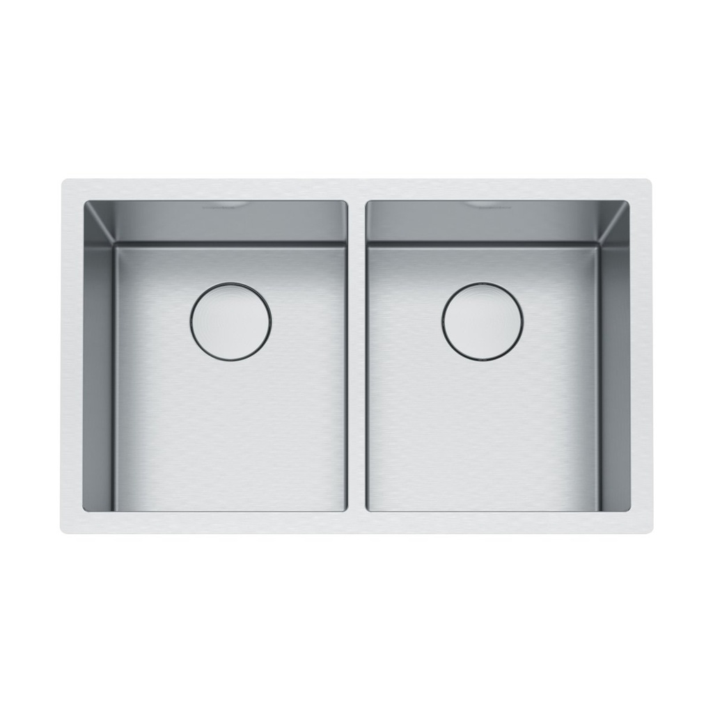 Franke PS2X120-14-14-CA Professional Series 2.0 Double Sink. 8 Mm Radius Inlcuded Accessories