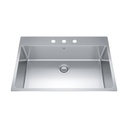Kindred BSL2233-9-3 Brookmore Single Bowl Top Mount Sink