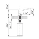 Blanco 402672 Torre Soap Dispenser Pvd Steel