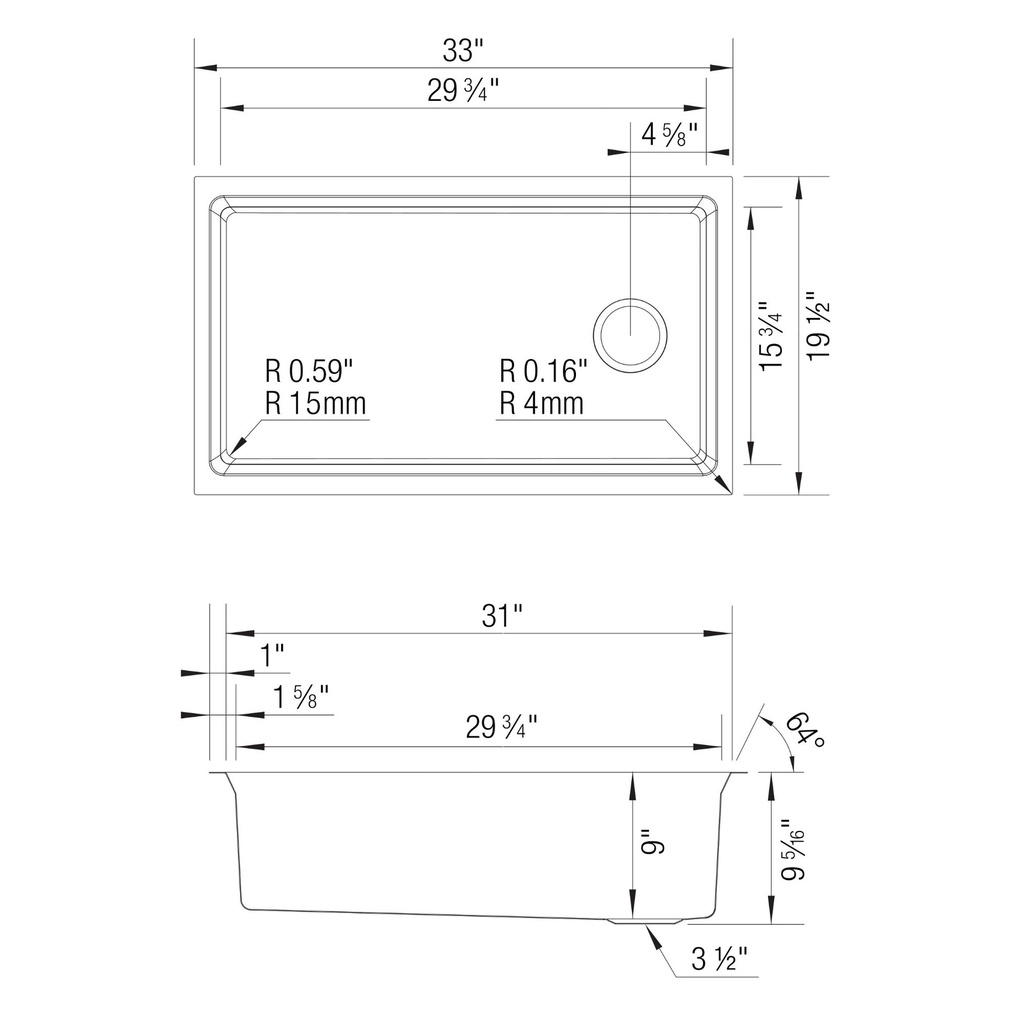 Blanco 403873 Inteos 33 Stainless Steel Sink