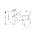 Grohe 14463000 Eurosmart Cosmo PBV Trim With Cartridge Chrome 4