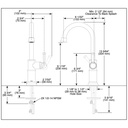 Brizo 61025LF-BL Artesso Single Handle Bar/Prep Faucet