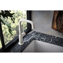 Brizo 61065LF-MWLHP Square Bar Faucet (less-handle) Matte White