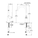 Brizo 61075LF-MWLHP Arc Bar Faucet
