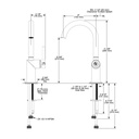 Brizo 61075LF-SLLHP Odin Arc Bar Faucet