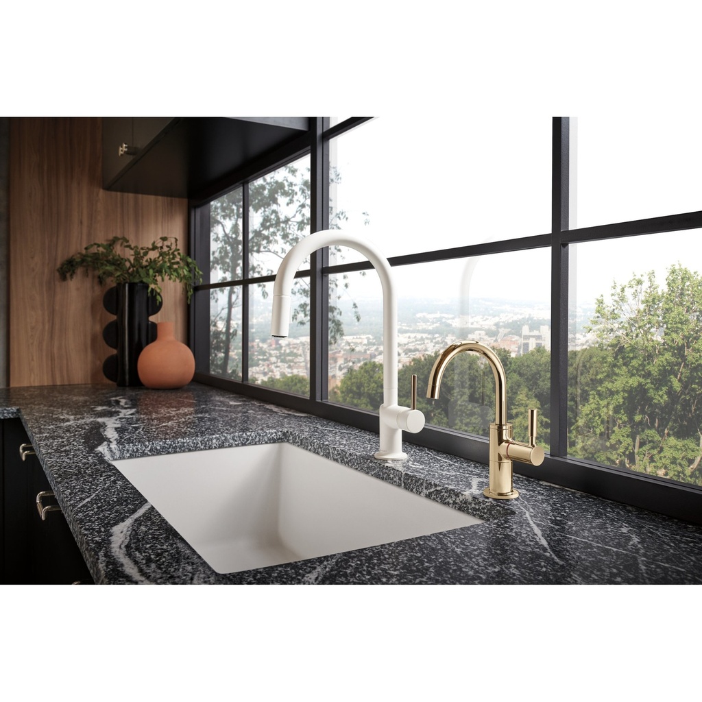 Brizo 61320LF-H-PN European Instant Hot Beverage Faucet