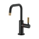 Brizo 61353LF-H-BLGL Litze Instant Hot Beverage Faucet Matte Black Brilliance Luxe Gold