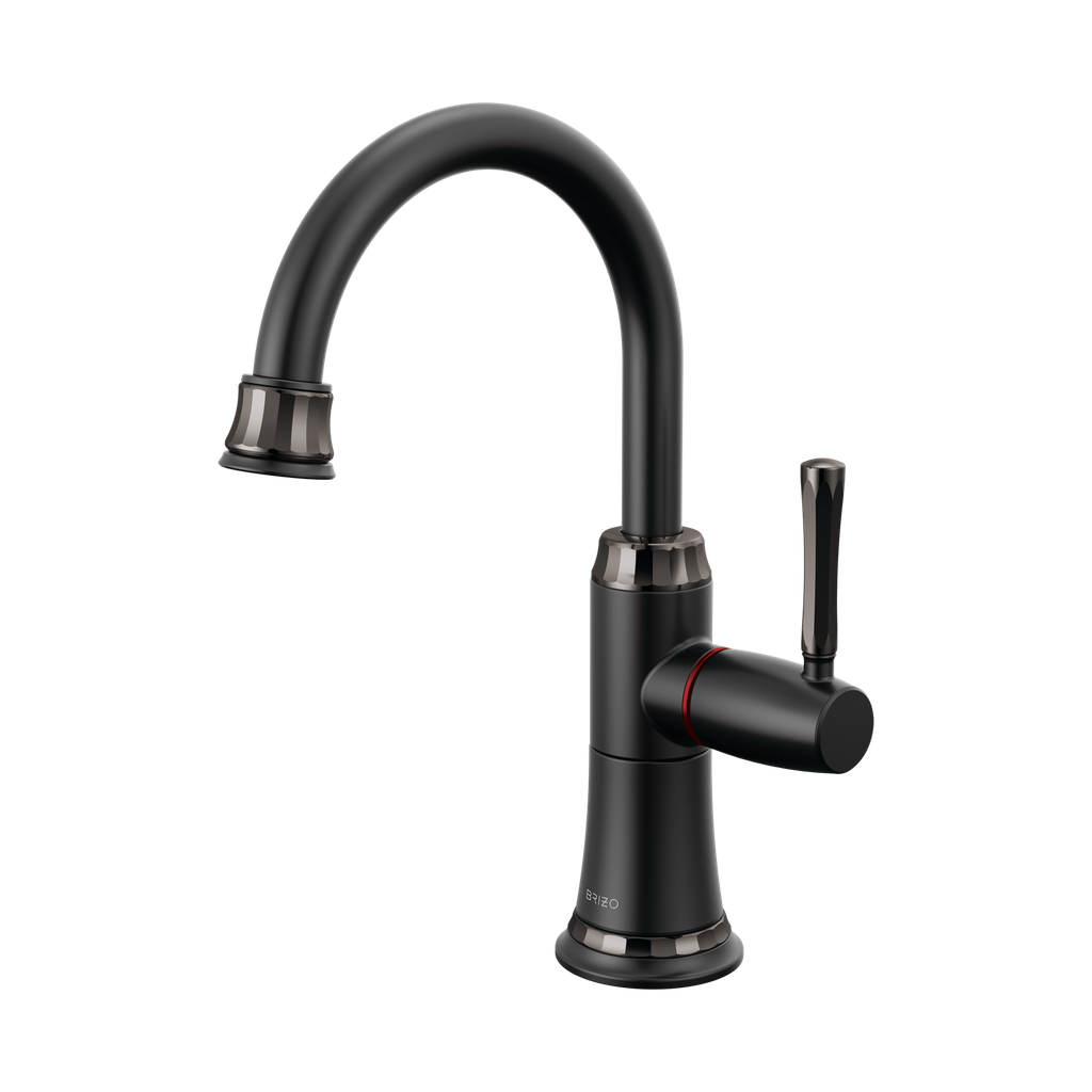 Brizo 61358LF-H-BLBNX Tulham Instant Hot Faucet 1L Matte Black / Black Onyx