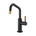 Brizo 61363LF-C-BLGL Litze Ro Beverage Faucet Matte Black / Luxe Gold