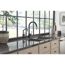 Brizo 61363LF-C-BLGL Litze Ro Beverage Faucet Matte Black / Luxe Gold