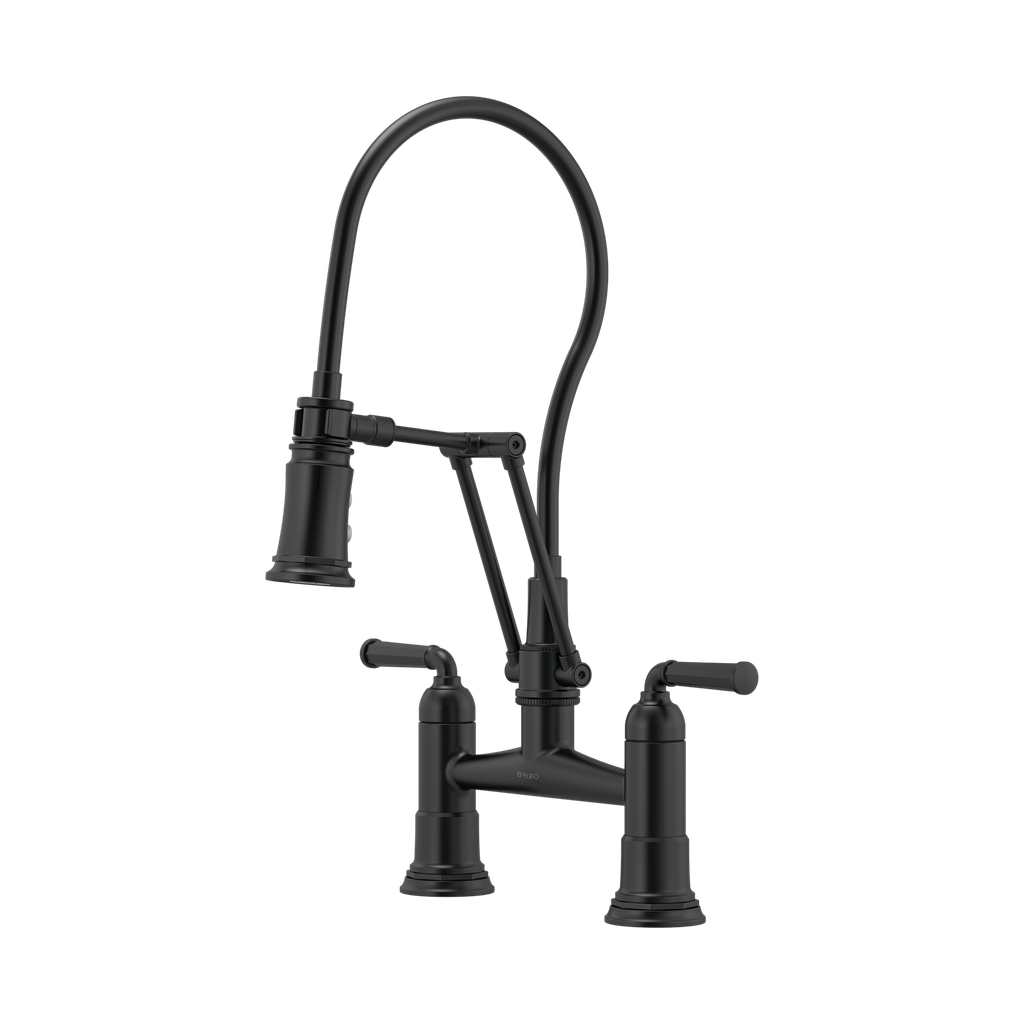 Brizo 62274LF-BL Rook Articulating Bridge Faucet