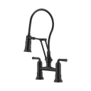 Brizo 62274LF-BL Rook Articulating Bridge Faucet