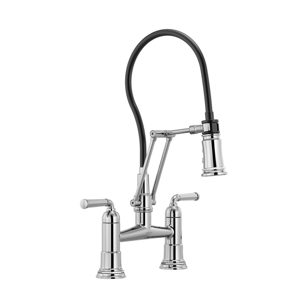 Brizo 62274LF-PC Rook Articulating Bridge Faucet