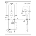 Brizo 62274LF-SS Rook Articulating Bridge Faucet