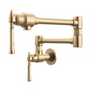 Brizo 62858LF-GLPG Tulham Wall Mount Pot Filler 2L Luxe Gold / Polished Gold