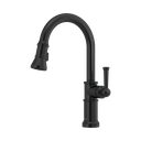 Brizo 63025LF-BL Artesso Single Handle Pull-Down Kitchen Faucet