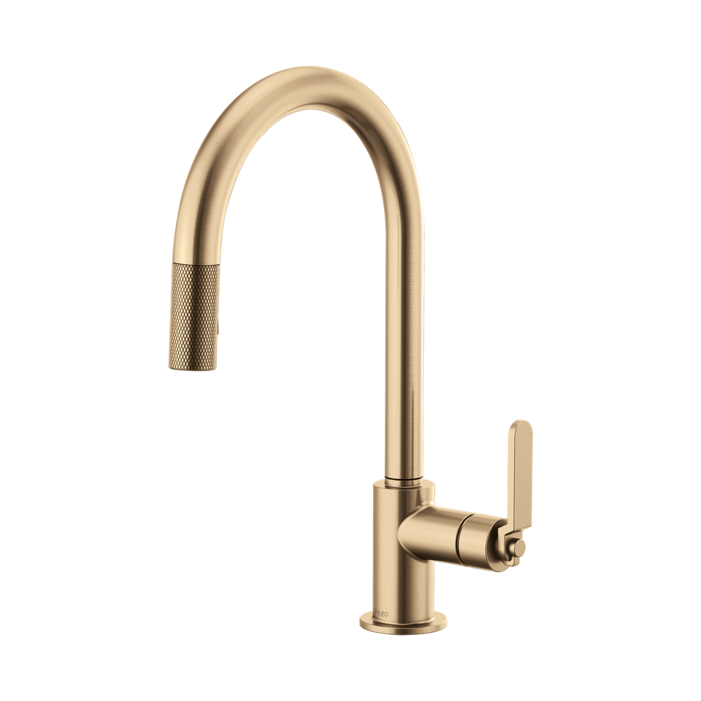 Brizo 63044LF-GL Litze Arc Spout Pull-Down Industrial Handle