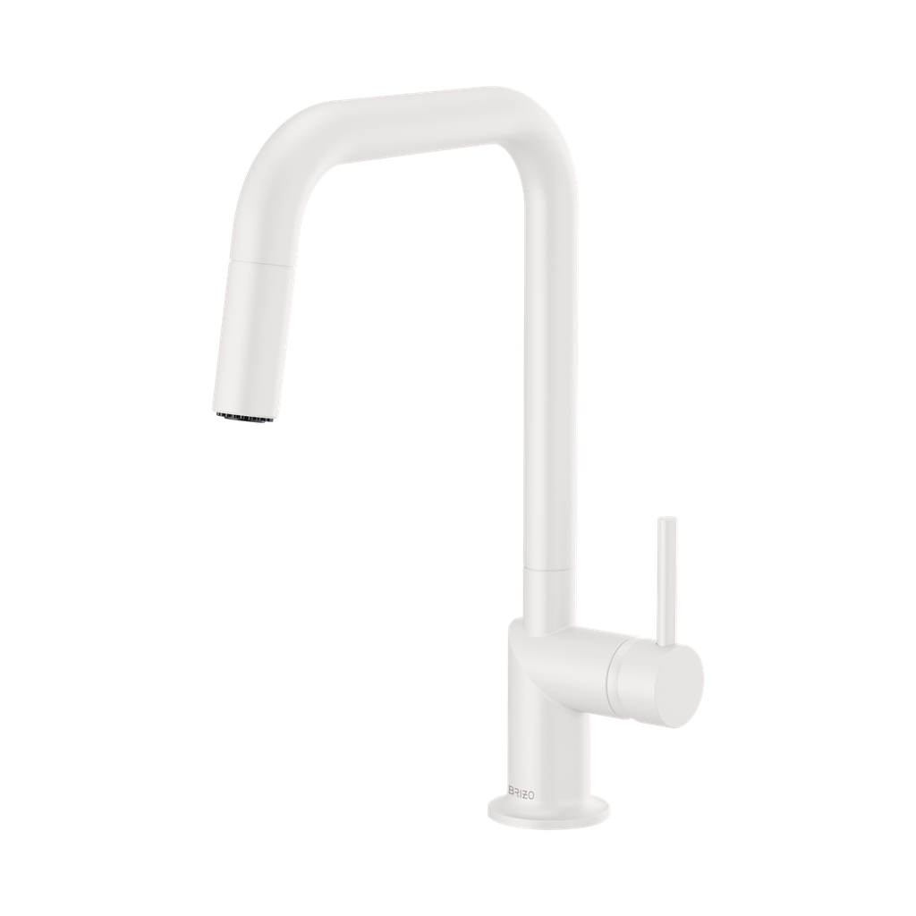 Brizo 63065LF-MWLHP Square Pull Down Kitchen Faucet