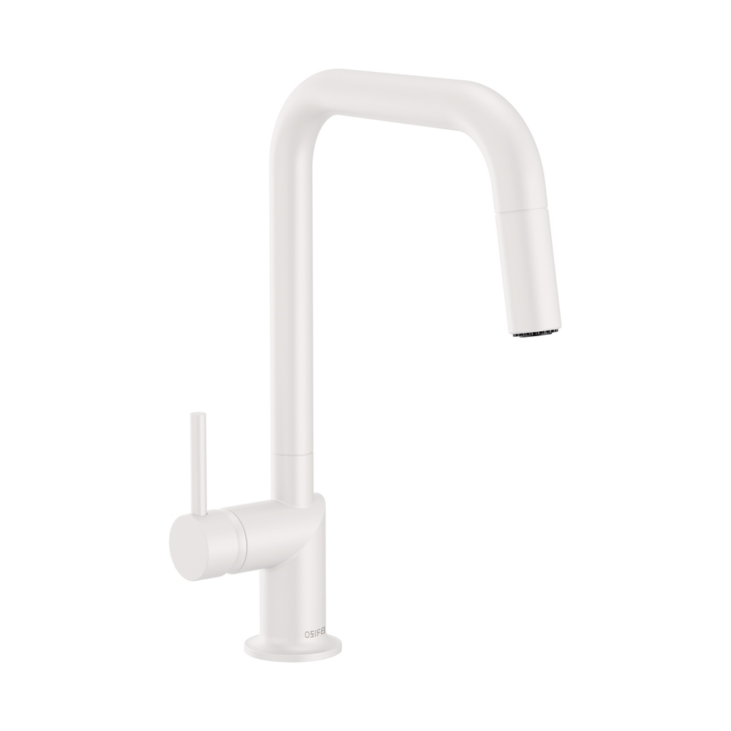 Brizo 63065LF-MWLHP Square Pull Down Kitchen Faucet