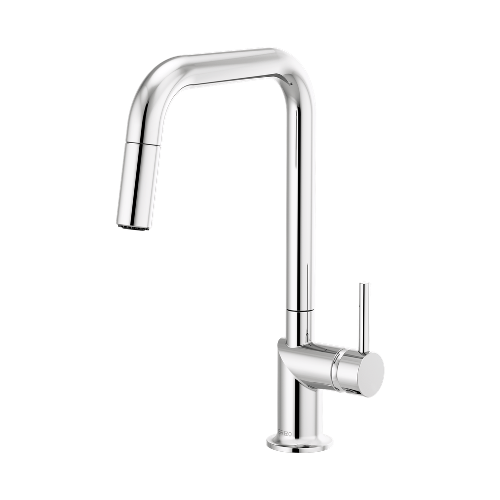 Brizo 63065LF-PCLHP Odin Square Pull-Down Kitchen Faucet