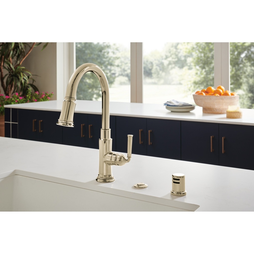 Brizo 63074LF-PN Single Handle Pull-Down Kitchen Faucet