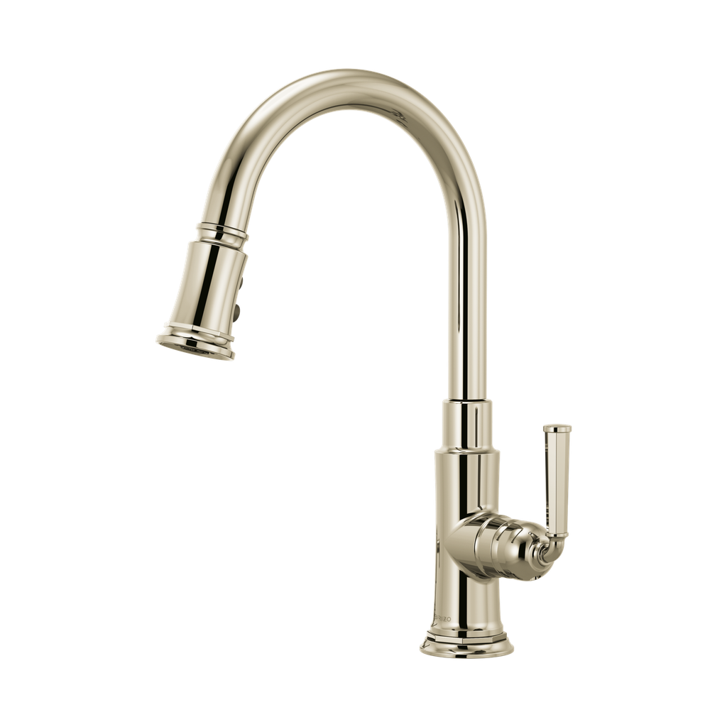 Brizo 63074LF-PN Single Handle Pull-Down Kitchen Faucet