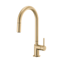 Brizo 63075LF-GLLHP Odin Arc Pull-Down Kitchen Faucet (Less Handle) Luxe Gold
