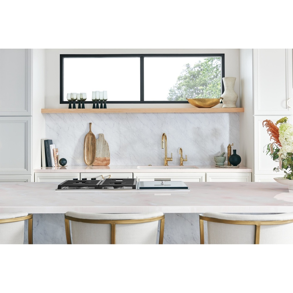 Brizo 63075LF-PGLHP Odin Arc Pull-Down Kitchen Faucet