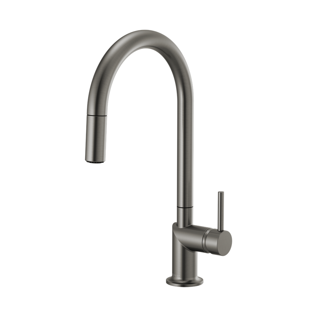 Brizo 63075LF-SLLHP Odin Arc Pull-Down Kitchen Faucet Luxe Steel (Less Handle)