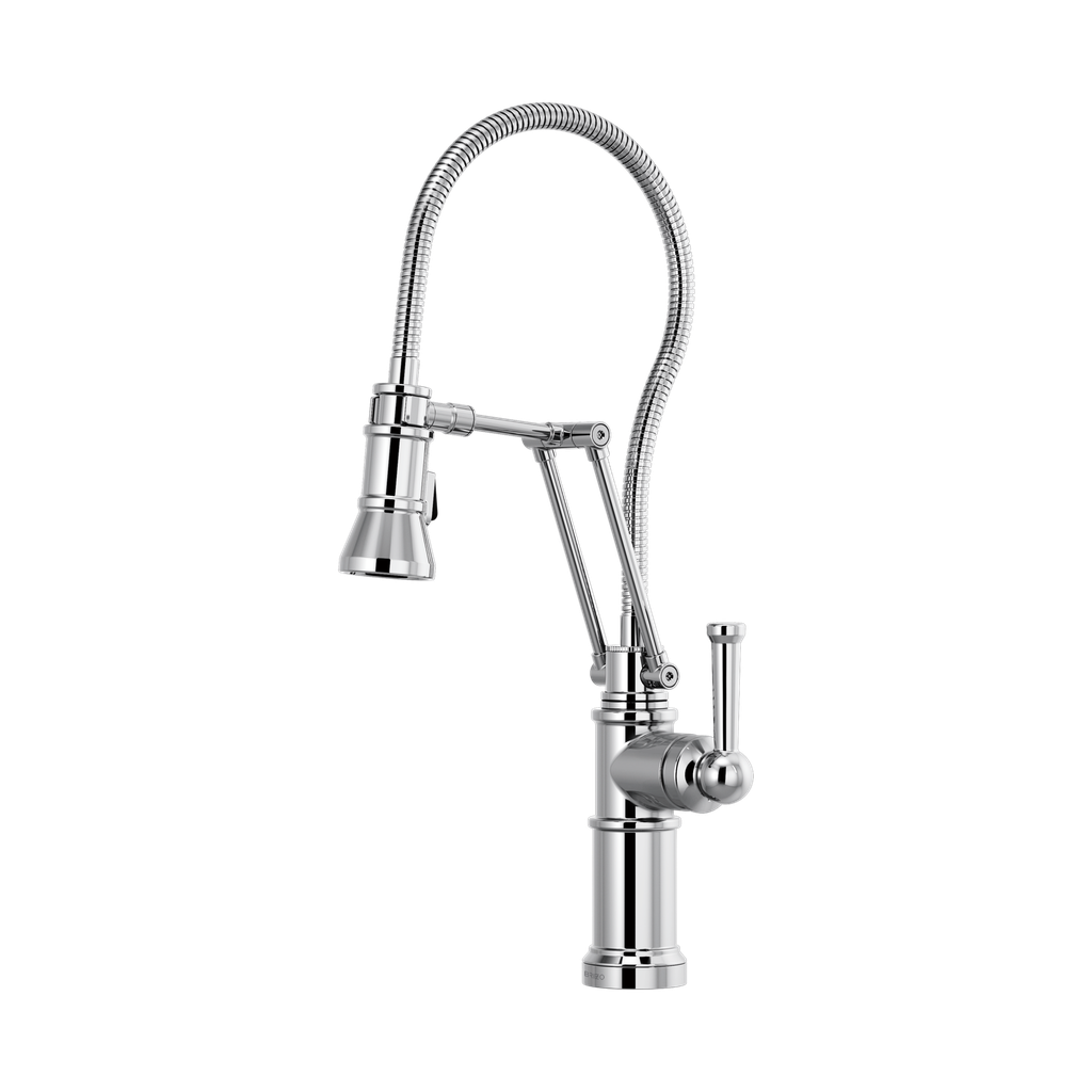 Brizo 63125LF-PC Artesso Articulating Kitchen Faucet 1Lhed Hose