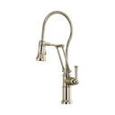 Brizo 63125LF-PN Artesso Articulating Kitchen Faucet with Finished Hose Polished Nickel